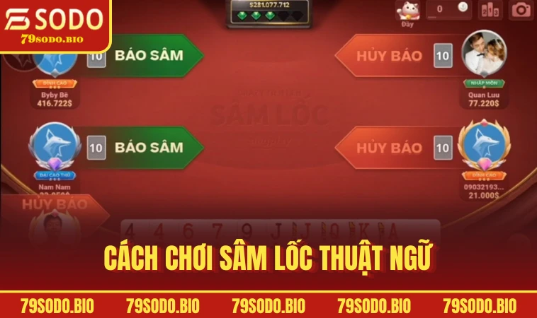 Cách Chơi Sâm Lốc Online Từ A Đến Z Cho Tân Thủ Nhập Môn 2 Cách chơi sâm lốc thuật ngữ