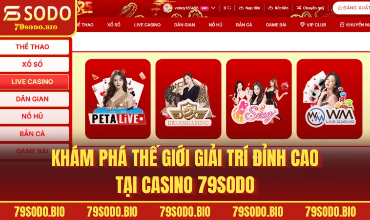 Casino 79SODO Sân Chơi Cá Cược Trực Tuyến Hàng Đầu Châu Á 1 Khám phá thế giới giải trí đỉnh cao tại Casino 79SODO