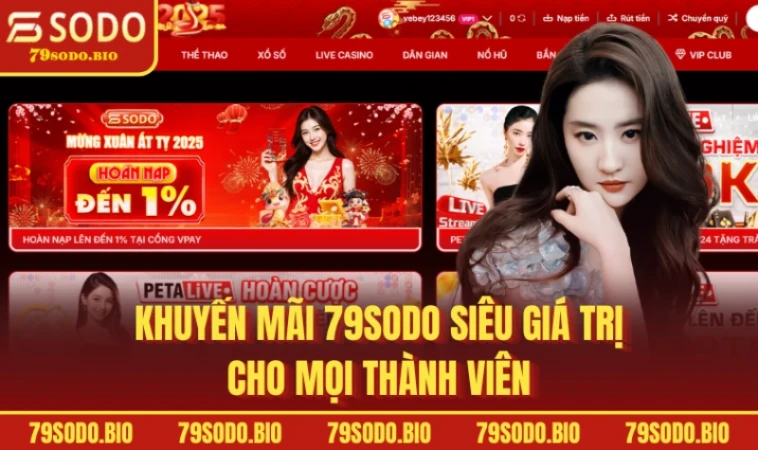 79SODO 30 Khuyến mãi 79SODO siêu giá trị cho mọi thành viên
