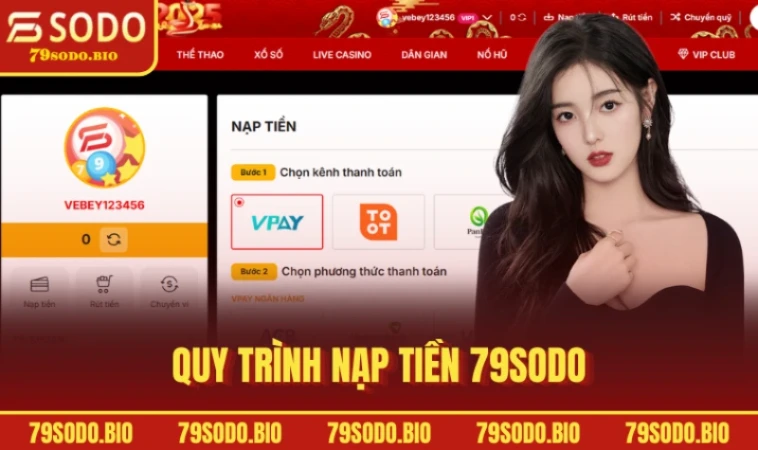 79SODO 29 Quy trình nạp tiền 79SODO