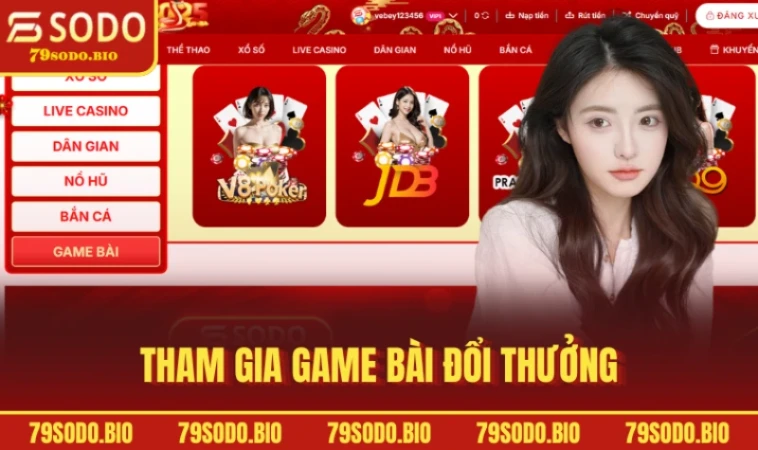 79SODO 25 Tham gia Game Bài đổi thưởng
