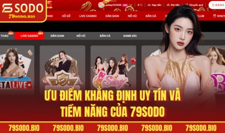 79SODO 24 Ưu điểm khẳng định uy tín và tiềm năng của 79SODO
